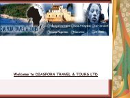 Welcome to DIASPORA TRAVEL & TOURS LTD
