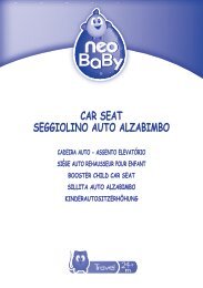 CAR SEAT SEGGIOLINO AUTO ALZABIMBO - Neo Baby