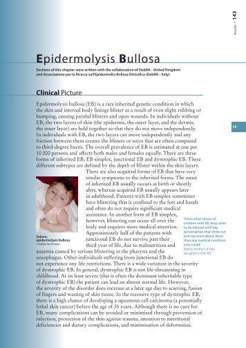 Epidermolysis Bullosa - International EB Forum