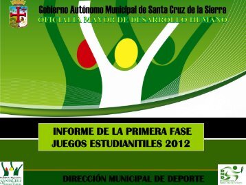 Juegos estudiantiles 2012 - Santa Cruz de la Sierra