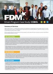 Driven Program Case Study: COBOL