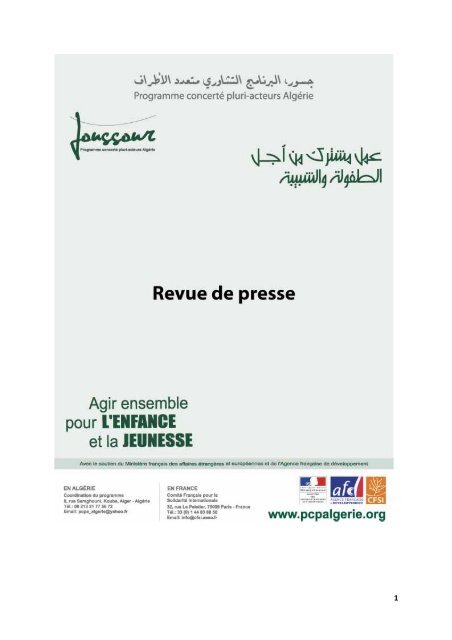 Document - PCPA Algérie