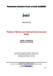 Document - PCPA Algérie