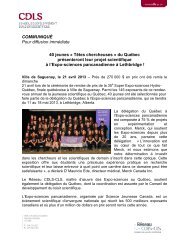 Consultez le communiquÃ© en format pdf - Expo-sciences