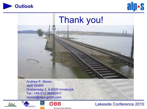 Documentation of flood damage on railway infrastructure - Lakeside ...