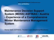 (MDSS) ASFiNAG / Austria - Lakeside Conference