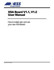 XSA Board V1.1, V1.2 User Manual - Xess