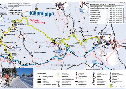 Kammloipenbus Fahrstrecke Kammloipenbus