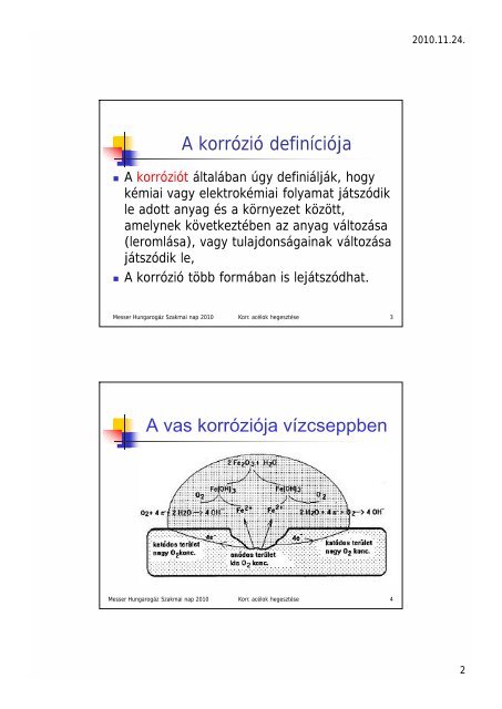 KorszerÅ± rozsdamentes acÃ©lok hegesztÃ©se - Messer