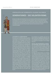 GENERATIONES â€“ DIE SOLDATEN ROMS - RÃ¶merkastell Saalburg