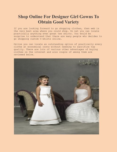 designer dress shop online