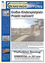 GroÃŸes Kinderspielplatz- Projekt realisiert! - PfaffstÃ¤tten