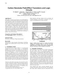 Carbon nanotube field-effect transistors and logic circuits