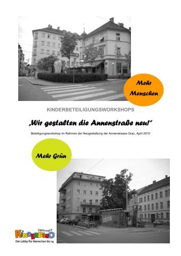 â€žWir gestalten die AnnenstraÃŸe neu!â€œ - Stadtentwicklung Graz