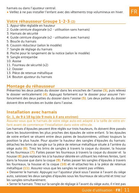 FC2901 - Réhausseur Groupe 1-2-3 Newline/Beline - Osann