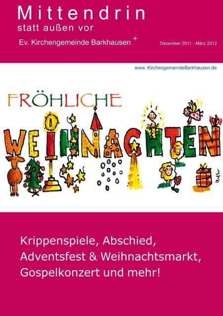 Advent und Weihnachten - Evangelische Kirchengemeinde ...