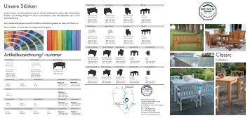 Weser Gartenmöbel
