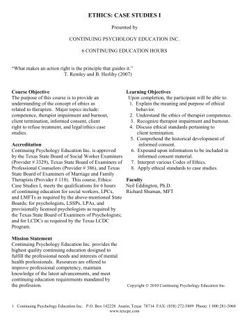 ethics case studies in education Work education (cswe) in the most recent educational policy accreditation standards very useful in teaching about social work ethics the three case studies are particularly helpful in a course on social work values and ethics the examples raise many ethical. ethics case studies in education Work education (cswe) in the most recent educational policy accreditation standards very useful in teaching about social work ethics the three case studies are particularly helpful in a course on social work values and ethics the examples raise many ethical.