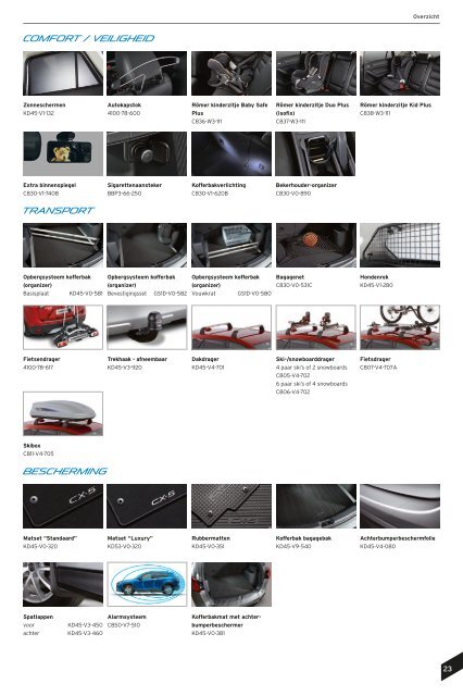 Mazda CX-5 Accessoires Brochure