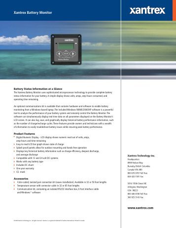 XBM Battery Monitor - Xantrex
