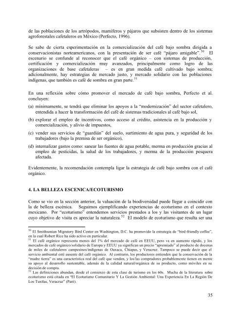 Pago por Servicios Ambientales y Comunidades Rurales. - UNAM