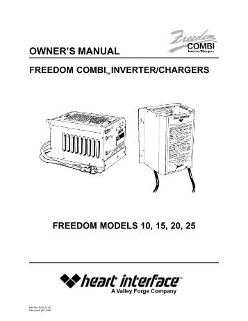 OWNER'S MANUAL - Xantrex