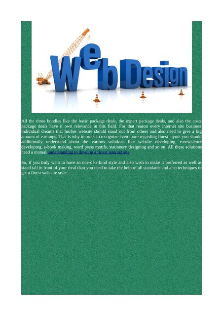 Website Designing - Price Conserving Way For Brand Promotion