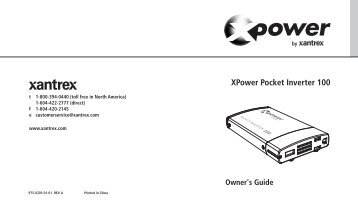 XPower Pocket Inverter 100 - Xantrex