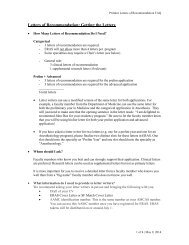 Letters of Recommendation FAQ (PDF) - Pritzker School of Medicine
