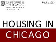 Housing in Chicago - Pritzker School of Medicine