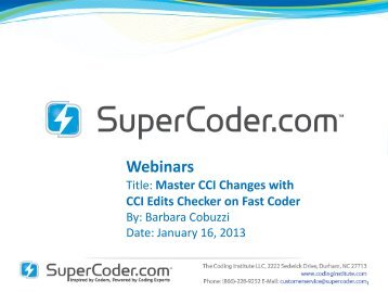 CCI Edits Checker - SuperCoder