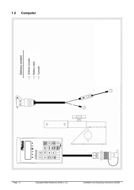 Installation and Operating Instructions Drillmat - Müller Elektronik