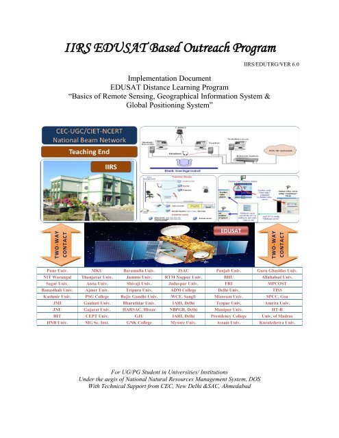 IIRS EDUSAT Based Outreach Program - Indian Institute of Remote ...