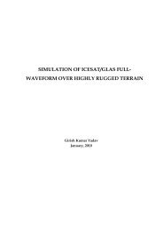 Student Thesis - Indian Institute of Remote Sensing