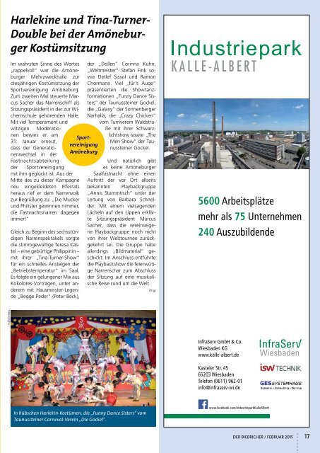 DER BIEBRICHER, Ausgabe 279, Februar 2015