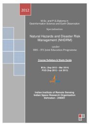 Natural Hazards and Disaster Risk Management (NHDRM)