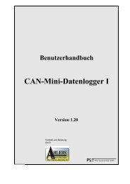 CAN-Mini-Datenlogger I - Ahlers EDV Systeme GmbH