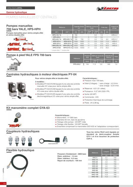 Catalogue Lortel