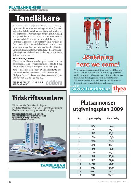 NordISKT TEmA 2009 - Tandläkartidningen