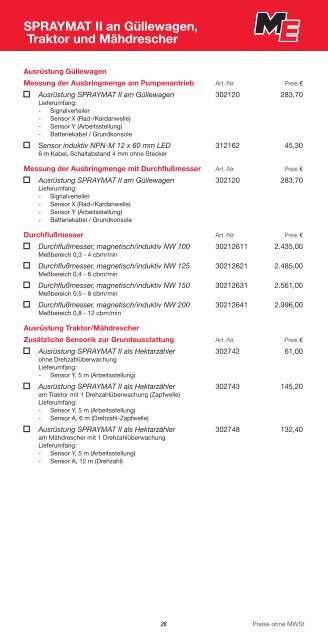 Preisliste - Müller Elektronik