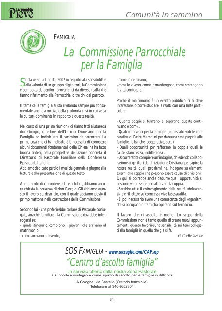 ComunitÃ  in cammino - Coccaglio