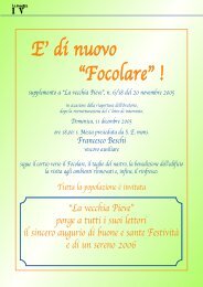 E' di nuovo âFocolareâ - Coccaglio