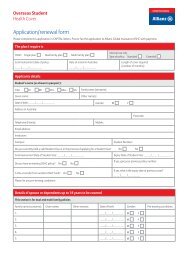 Application/renewal form - OSHC