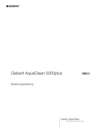 Bedienungsanleitung - Geberit AquaClean