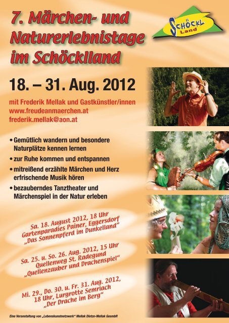 Sa. 18. 8. 2012 Gartenparadies Painer, Eggersdorf 18 Uhr bis max. ...