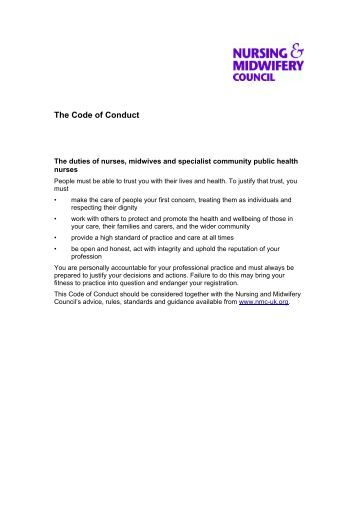 essay on nmc code of conduct essay on nmc code of conduct