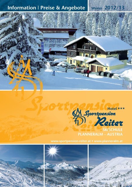 Downlad Folder Sportpension Reiter 2011/2012 - Planneralm