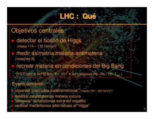 LHC : Large Hadron Collider