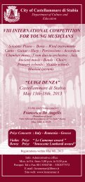 VIII INTERNATIONAL COMPETITION FOR YOUNG MUSICIANS ...