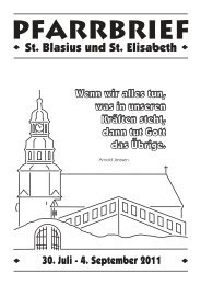 PFARRBRIEF - Katholische Kirchengemeinden in Stadtallendorf